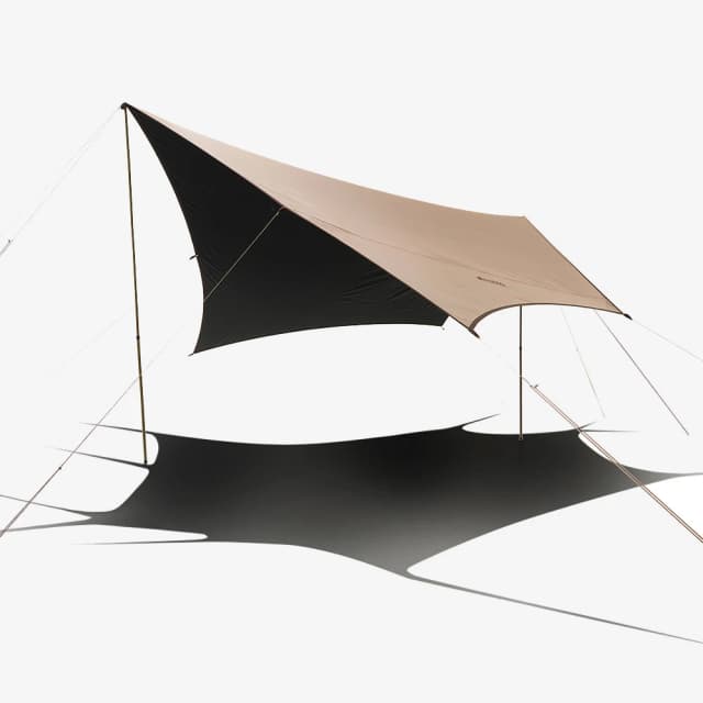 로고스 Tradcanvas Wide Black Coating Hexa Tarp 타프·쉘터