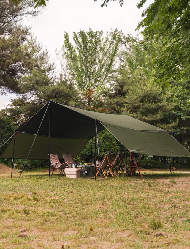 어반사이드 Tactical Black Coating 300D Graphene Shield Recta Tarp 타프·쉘터