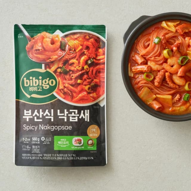 비비고 비비고 부산식 낙곱새 560g 밀키트
