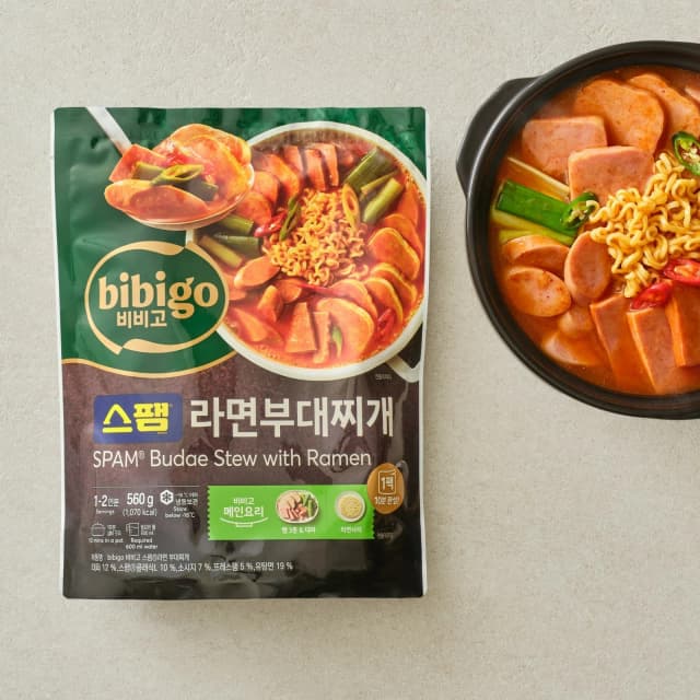 비비고 비비고 스팸라면부대찌개 560g 밀키트