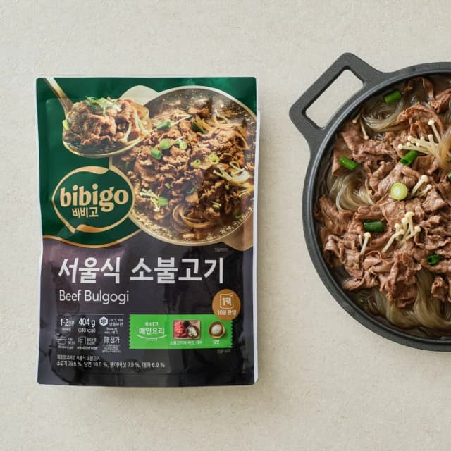 비비고 비비고 서울식 소불고기 404g 밀키트