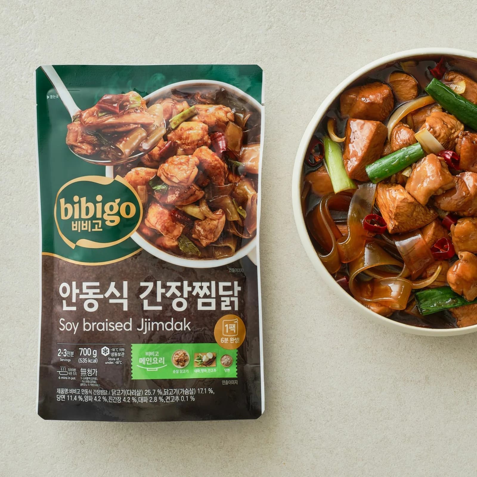 비비고 비비고 안동식간장찜닭 700g 밀키트