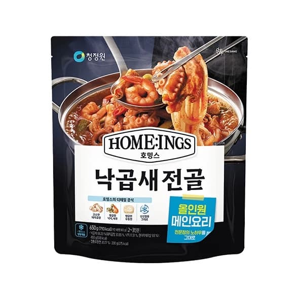 청정원 호밍스 호밍스 낙곱새전골 650g 밀키트