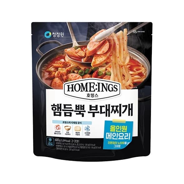 청정원 호밍스 청정원 호밍스 햄듬뿍 부대찌개 600g 밀키트