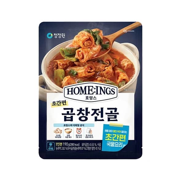 청정원 호밍스 호밍스 초간편 곱창전골 190g 밀키트