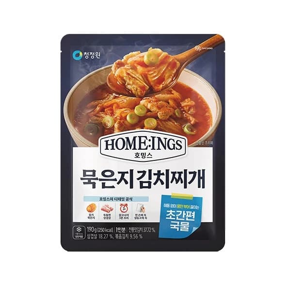 청정원 호밍스 청정원 호밍스 초간편 묵은지 김치찌개 190g 밀키트