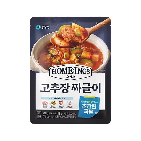 청정원 호밍스 청정원 호밍스 초간편 고추장 짜글이 210g 밀키트